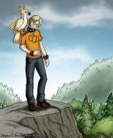 Ben with a Bird