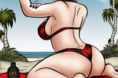 Badonk on da beach
