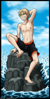 Ben on a Rock